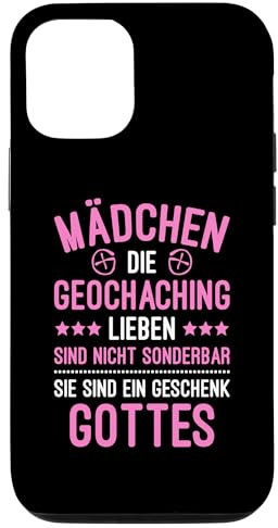 Hülle für iPhone 15 Mädchen die Geocaching lieben Geocacherin Cache Geschenk