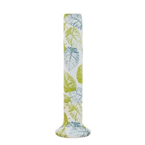 LVYUDS Printing Pattern Vertical Tower Fan Dust Cover Universal Model, Stretch Full-Cover Elastic Band Easy to Install Washable Home Deco(120-135cm,Leaf)