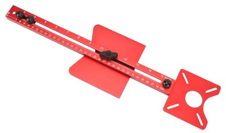 Yechiry Soporte de Ranura para Fresadora 4 en 1, Herramienta de Localización de Ranuras Versátil para Carpintería Plantilla de Fresado Circular para Fresadora para Carpintería