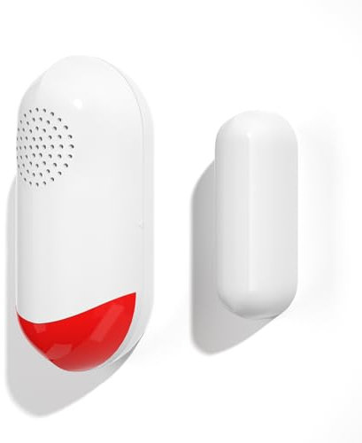 Intelligenter Türalarm, Diebstahlalarm mit Magnetsensor und -App-Steuerung für das Heimsicherheitssystem (2er-Pack)