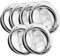 Skinny Tumbler Lid Replacement 6Pcs 2.8 Spill Proof Tumbler Lid Clear Splash Resistant Tumbler Lid Replacement Safe Coffee Cup Lids 20 oz Tumbler Lid, Coffee Cup Lids