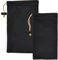 2 Pz Custodia per Cuffie con Coulisse, Borsa PU per Auricolare, Custodia Protettiva per Cuffie Bluetooth, Custodia Portatile da Viaggio, Borsa Antipolvere per Trasporto delle Cuffie (9.5*17+12.5*21)