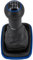Schaltknauf + Schaltsack Set 6 Gang passend für VW Bora, 1998-2005, Plug & Play, Auto Schalthebel Schaltmanschette, mit Rahmen, schwarz - blau