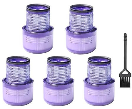 MZTZHVNVGK Filtro de Aire HEPA Lavable for aspiradora inalámbrica Dyson V11 V 11 Sv14 Cyclone Animal Absolute, Accesorios y Piezas for Dyson V11(5 Filter with Brush)