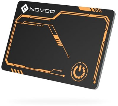 NOVOO Air Tag Card Wallet Tracker, Thin 1.6 mm Smart Card Slim,by