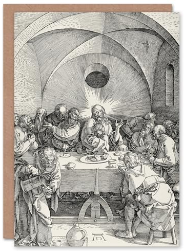 Artery8 Albrecht Durer Art Card Large Passion Series The Last Supper