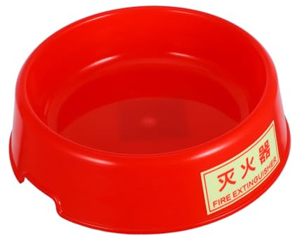 Soporte de Plástico de Incendios para Suelo de Extintor Base Rojo | Diseño Reflectante, Estabilidad y Durabilidad, Resistencia al Fuego, Base para Uso Extintor