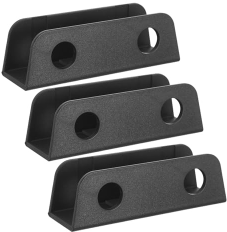 Toyvian Black Plastic Kitchen Scale Mount for Cabinet Storage | Protective Design Prevents Scratches, Space-Optimising Bracket for Baking and Countertop Organisation
