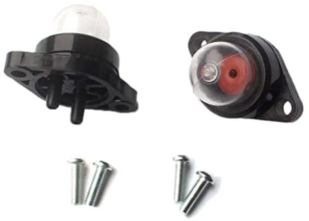 HURI Primer Pumpe Kraftstoffpumpe Benzinpumpe für Partner 350 351 370 390 420 Poulan 2050 2055 2115 2150 2155 2175 2250 Motorsäge mit Schrauben