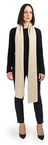 Dalle Piane Cashmere - Breiter schal aus 100% Kaschmir - Made in Italy - für Frau, Farbe: Beige, Einheitsgröße