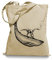 Ma2ca® Dino Surfing - Dinosaurier Wal Jutebeutel Stoffbeutel Tragetasche/Bag WM101-sand