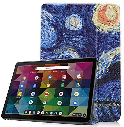 TingYR Case for Lenovo Duet Chromebook 10.1 Tablet Case, Leather, Folding stand, All-inclusive protection, Tablet Case for Lenovo Duet Chromebook 10.1.(CH-02)