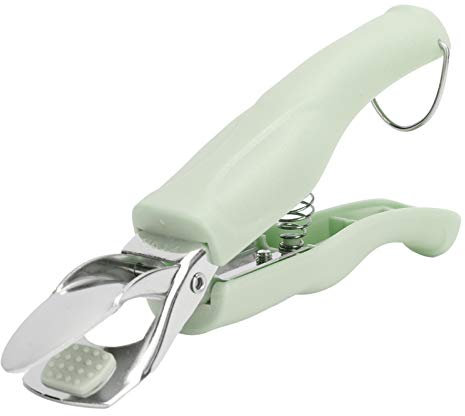 Pince Anti-Brûlure en Acier Inoxydable, Pince Antidérapante pour Plaque Chauffante pour Soulever la Casserole de la Vaisselle de l'Autocuiseur, Micro-Ondes, Four, Friteuse à Air(Vert)