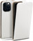 moex Phone Case for Apple iPhone 13 Pro Max, Foldable Flip Case, 360 Degree All-Round Full Protection, Vegan Leather with Vertical Flap, Magnetic - White