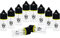 Copackr Chubby Gorilla V3 30ml Stubby Tropfflaschen, Plastikflaschen - Perfekt für Reisen - mit kindersicherer Kappe - 10er-Set (30ml Stubby)