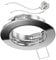 ledscom.de Decken-Einbaurahmen FERE, rund, chrom glänzend (LED/Halogen/MR16/50mm) inkl. GU5.3 Fassung