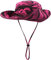 Magracy Chapeau de soleil camouflage UPF50+ à large bord avec protection UV pour homme, rose rouge, Taille unique