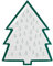 Ginger Ray NN-126 - Platos de papel para árbol de Navidad, 8 unidades, color verde