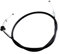 Motorcycle Throttle Cable Compatible with/Replacement for Yamaha YS125 17 Push