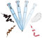 4 in 1 Makeup Pen, 4 Farben Augen Make-Up Stifte, Multifunktionaler Kosmetikstift Wasserfester Makeup Beauty Pencil, Augenbrauenstift & Eyeliner & Lipliner & Textmarker (#1)