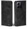 LBH Handyhülle für Xiaomi Redmi Note 12 in Schwarz mit Karten- und Geldfach Smartphone Hülle mit Standfunktion Flip Case Schutzhülle Magnetverschluss Vintage