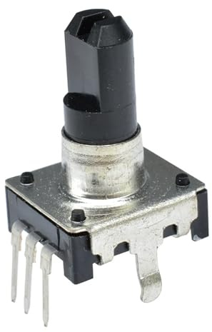 HAYCHE EC12 Drehgeber Potentiometer 5 mm 360 Grad Drehgeber 3 Pins for DC 5 V 10 mA