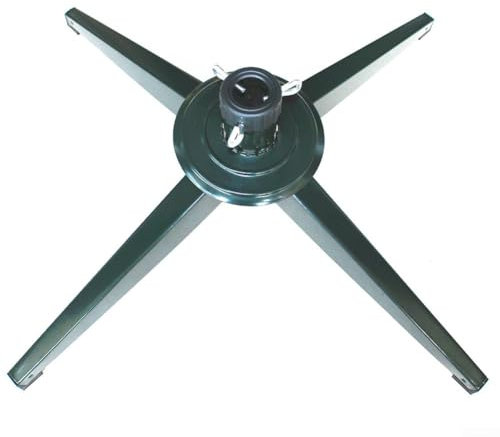 DAZZLEEX Support rotatif pour sapin de Noël – Taille réglable – Supporte les arbres jusqu'à 2 m – Matériau ABS durable et métal – Utilisation intérieure et extérieure