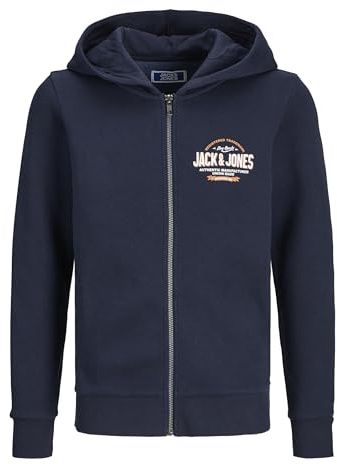 JACK&JONES JUNIOR JJELOGO SWT Zip Hood 2COL 24/25 NOOS MNI
