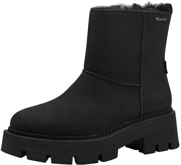 Tamaris Damen Stiefel Leder schwarz 40