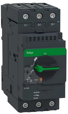 xrjnfhi GV3P50 Bornes magnéto-Thermiques Disjoncteur Moteur 3P 37-50
