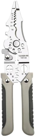 jileijar 9 in 1 Multi-Tool Abisolierzange, elektrisches Abisolierwerkzeug, Drahtzange, Drahtschneider, Kabelschneider, Abisolierzange, Handwerkzeug