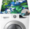 SANLIUSANJIU Washing Machine Cover, 60 x 60 cm, Washing Machine Cover, Non-Slip, Washing Machine Dust Cover, Washing Machine Cover with Pattern Cover, for Washing Machines, Refrigerators, Kitchens