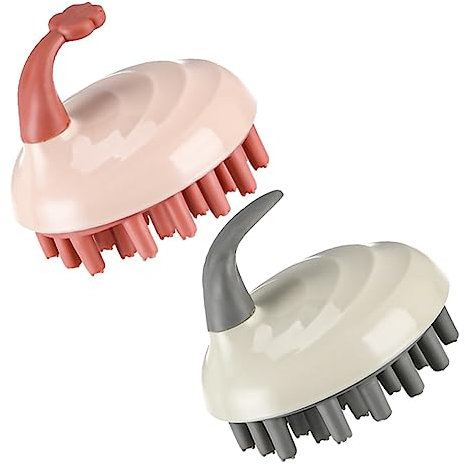 ORFOFE 2stücke Haar Kopfhaut-massagebürste Tragbare Shampoo-bürste Für Sanfte Kopfhautmassage Und Entspannung Für Erwachsene