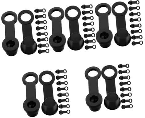 JECOMPRIS 50pezzi Tappi Gomma per Valvole di Bleed dei Freni per Auto e Facili da Installare Compatibili con Connessioni da Protezione per Frenante