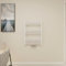 Radiateur eau chaude blanc vertical classique basse température avec tubes ronds en acier chauffage central H.80 x L.60 cm