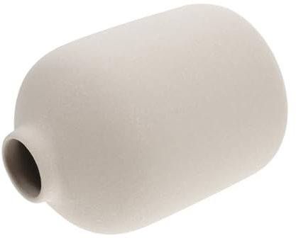Zerodeko Stilvolle Weiße Keramikvase Für Die Inneneinrichtung Moderne Blumenvase Aus Keramik Vielseitig Einsetzbar