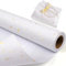 Weißes Geschenkpapierrolle, Weiß und Gold Folie Geschenkpapier Rolle für Kinder Männer Frauen, Geschenkpapier Kraftpapier Rolle mit matter Goldfolie für Weihnachten, Hochzeit, Geburtstag, 43 cm x 10 m
