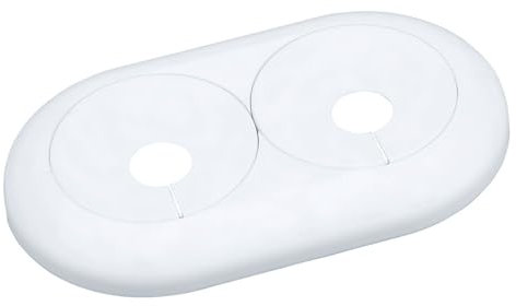 Fränkische alpex Doppelrosette altweiß einstellbar 35-55 mm 18-20mm Rohrdurchmesser