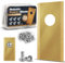 GROFIS Set di 12 Lame per Robot Tagliaerba, Lame di Ricambio in Acciaio Inox e Titanio con Viti, Lame Ricambio per Tosaerba, Accessori per Tagliaerba Robot Compatibile con Worx Landxcape Einhell