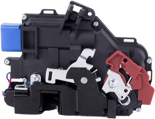 Cerradura de puerta de servomotor delantero derecho, motor de ajuste con cierre centralizado apto para 2003-2009 Golf 5, Golf 5 Plus, 2004-2011 Altea, 2005-2010 J-e-tt-a III, número de pieza 3D1837016