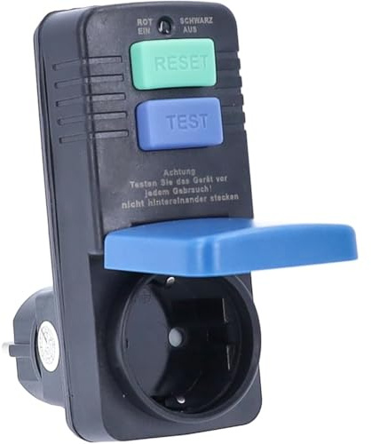 Suoumwa Für Den Schutz Des Anti-Elektroschocks Persönlicher Sicherheitsschutz 30 MA FI-Leistungsschalter PRCD Socket Adapter Stecker Sicherer Anschluss EU-Stecker