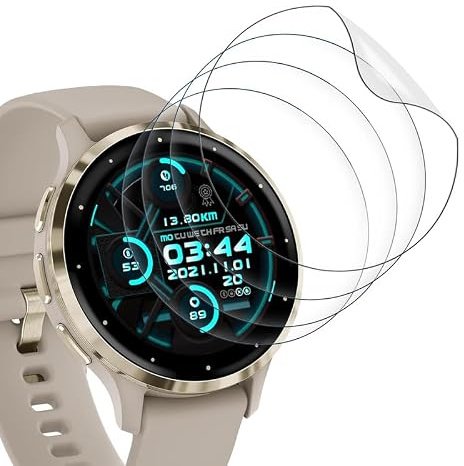 SkyKeep Für [4 Stück Schutzfolie Garmin Venu 3s Displayschutz Folie [TPU] | für Screen Protector Garmin Venu 3s Schutz [Ultra-klar][Anti-Bläschen][HD Displayschutzfolie]