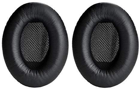 Yizhet Almohadilla Auriculares Compatible con Bose QuietComfort 25 15 Bose QC25 QC15 Q2 Bose SoundLink SoundTrue Around-Ear II AE2 Cascos Almohadillas de Repuesto Espuma (1 Par, Negro)