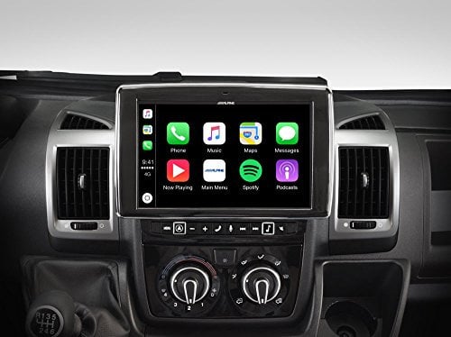 Alpine X902D-DU Touchscreen Navigator, festinstalliert, 9 Zoll LCD Scwarz – Navi (Ost- und Westeuropa) 22.9 cm (9 Zoll), 800 x 480 Pixel, LCD, AVI, H.264, MKV, MP4