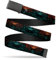 Buckle-Down Herren Webgürtel Tattoo Johnny Skull 3,8 cm Gürtel, Mehrfarbig, 4 cm Breit / 42 cm Hosen Größe