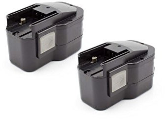 vhbw 2X Batterie Remplacement pour AEG 4 932 376 508, PBS 3000, 49-24-0150, 4 932 373 522, 4 932 367 904 pour Outil électrique (1500 mAh, NiMH, 12 V)