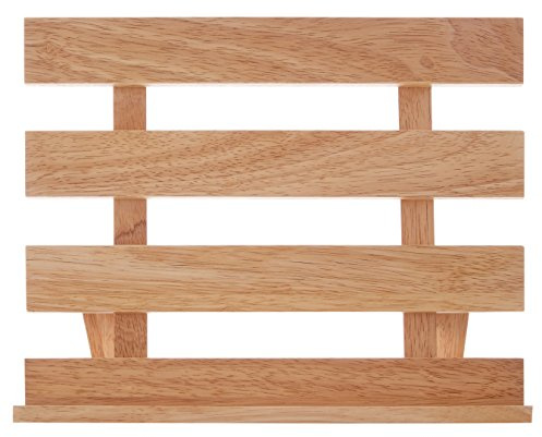 Premier Housewares Cook Book Stand, Wood, Natural, 17 x 29 x 24 cm