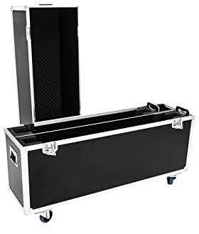 ROADINGER Flightcase 2x LCD ZL55 | Flightcase mit Rollen für 2 LCD-Monitore bis 55