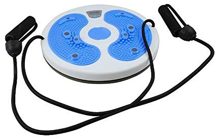 amara-global Figur Trimmer Hüfttrainer Bauchtrainer Balance mit Expander LCD Zähler
