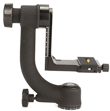 MASUNN 360 Degree Swivel Panoramic Gimbal Tripod Ball Head For Camera Telephoto Lens